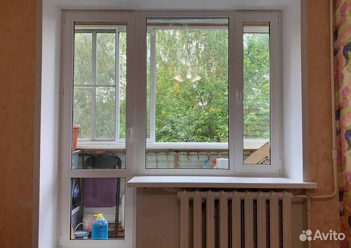 Остекление окон и балконов пвх