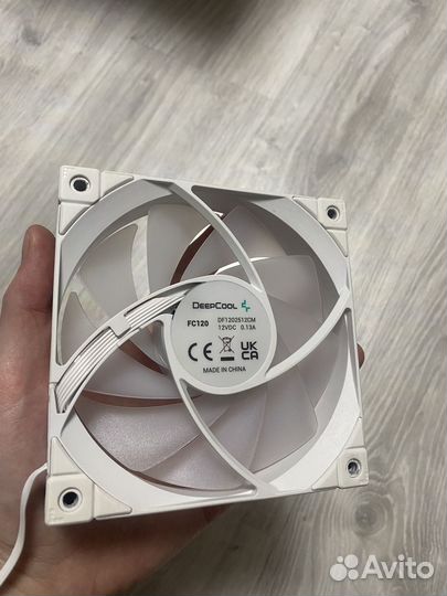 Вентиляторы Deepcool FC120 White
