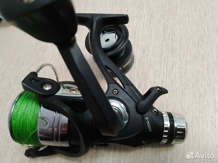 Катушка рыболовная с байтранером rapid3000B