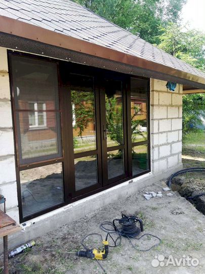 Окна пластиковые. Алюминиевые. Раздвижные двери