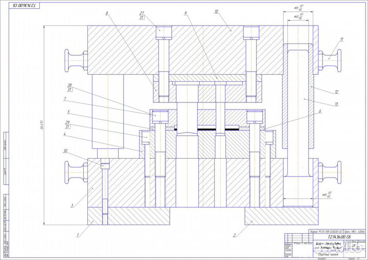 Чертежи в компас, solid works, карты раскроя dxf