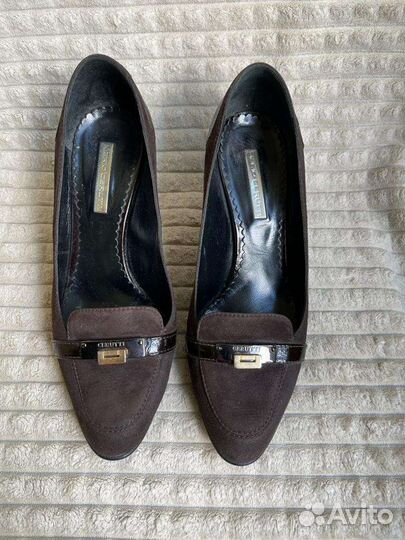 Туфли натуральная замша 38 размер
