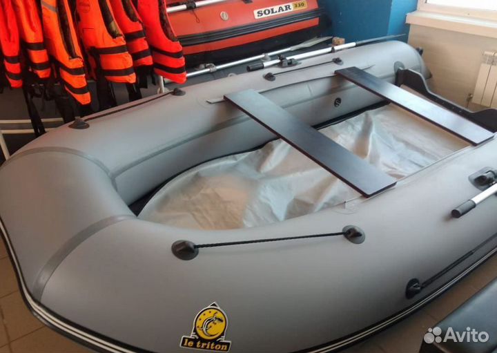 Лодка пвх Triton Air 310 серая