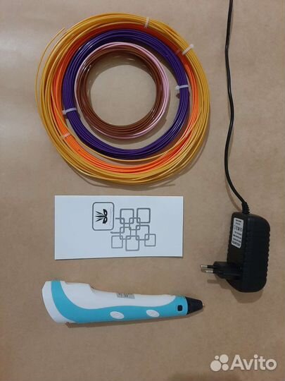 Marinelli 3D ручка + набор пластика бонусом