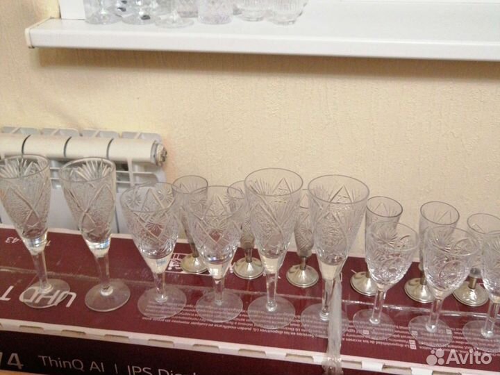 Продам фужеры, рюмки, стаканы