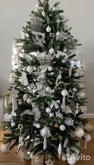 Елочные игрушки макраме