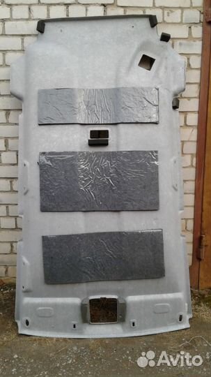 Обивка крыши Geely X7 (серая, без люка, оригинал)