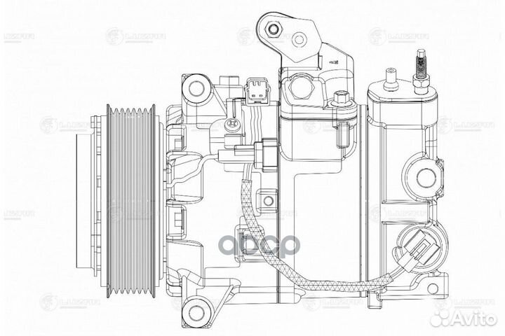 Компрессор кондиц. lcac 1435 luzar