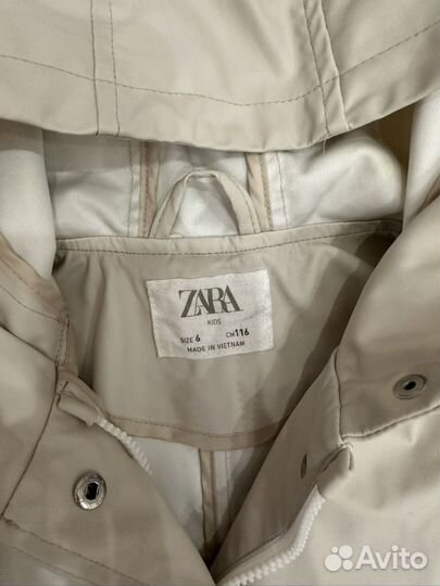 Дождевик ветровка Zara для девочки