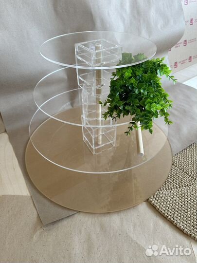 Этажерка для десертов из акрила