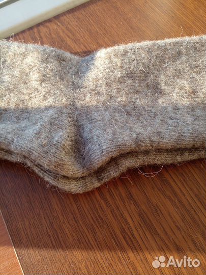 Носки ручной вязки шерстяные плотные новые