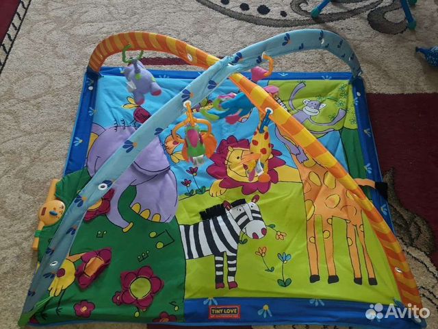 Развивающий коврик tiny love солнечная полянка