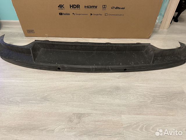 Накладка на задний бампер skoda octavia a7