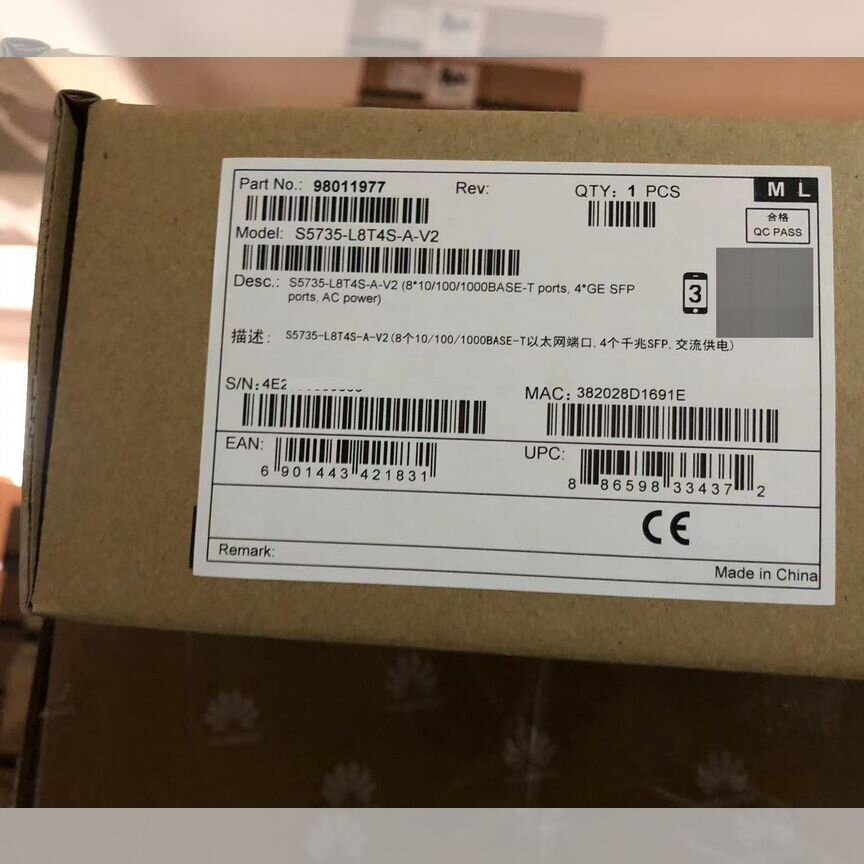[S5735-L8T4S-A-V2] Коммутатор Huawei S5735-L8t4s-A-V2