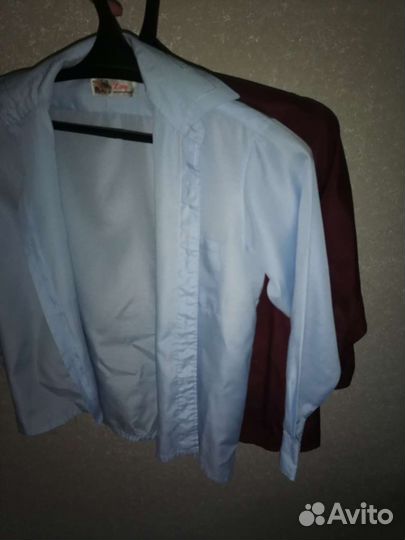 Рубашка школьная 134р-р