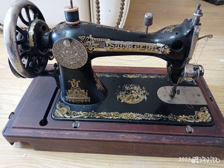 Швейная машинка зингер антикварная