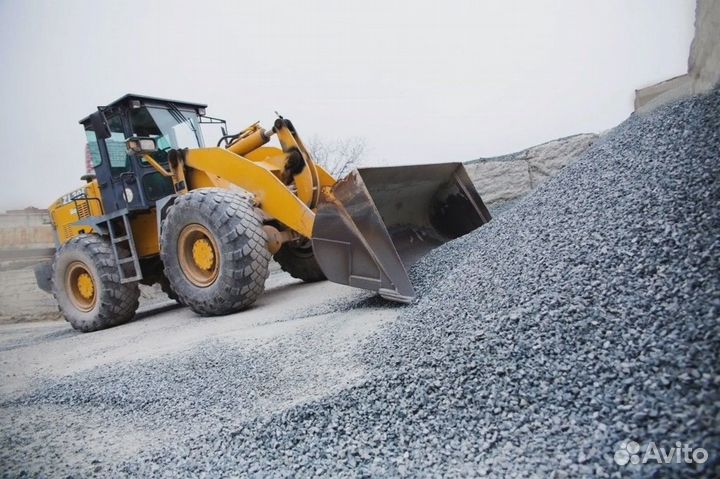 Щебень, песок, отсев