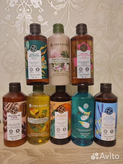 Гели для душа Yves Rocher (Ив Роше) 400 мл, 200 мл