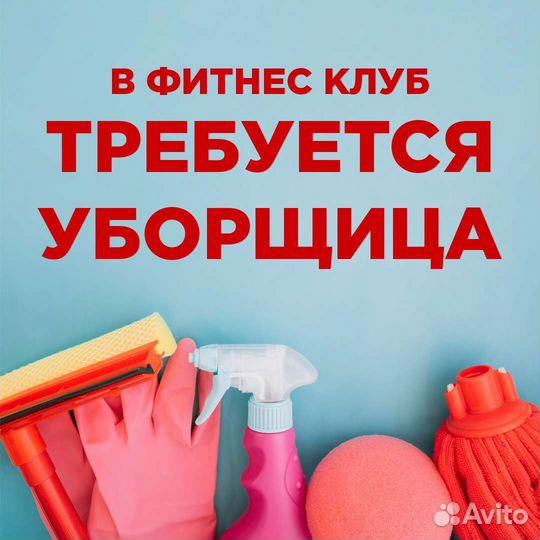 Мастер чистоты в ночь в фитнес-клуб сжм