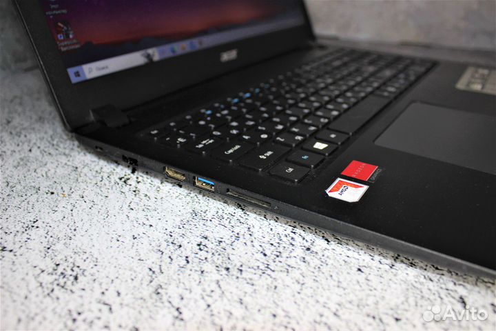 Ноутбук acer на Amd A4-9120/ ssd 120/ 6 gb