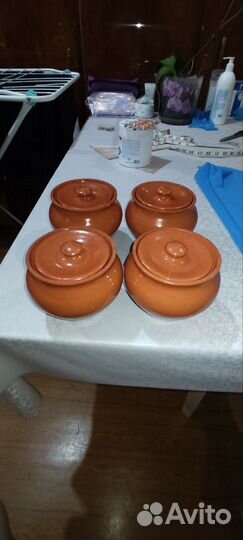 Горшок для запекания из глины