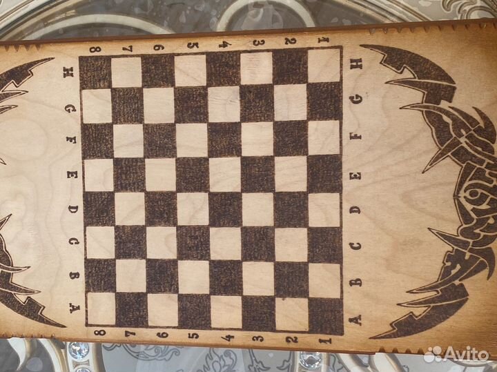 Шахматы нарды ручной работы