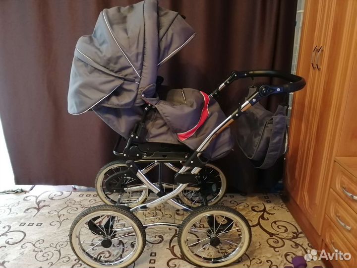 Коляска 2 в 1 Abdor Marsel Classic Grey