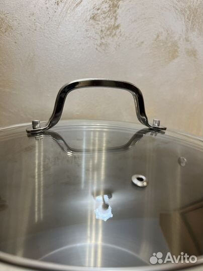Кастрюля из нержавейки 10Л Новая