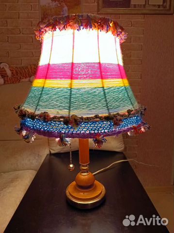 Лампа настольная. Торшер. Абажур ручная работа