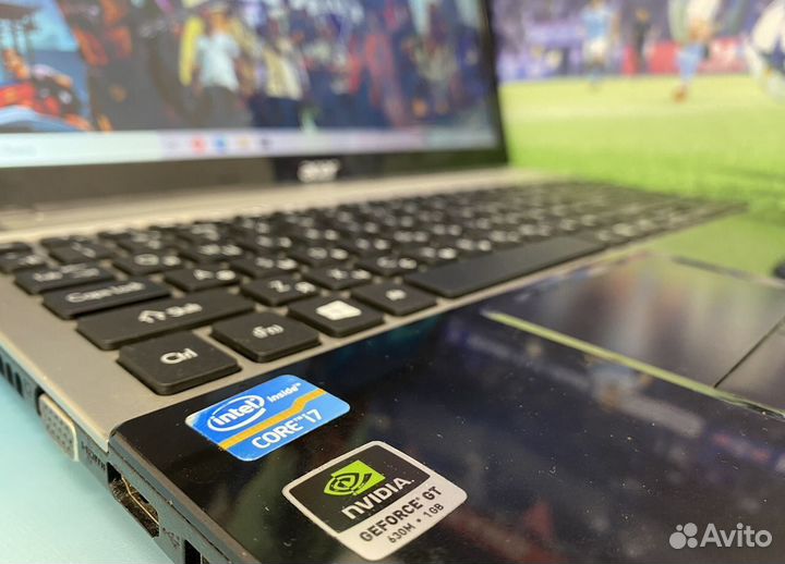 Игровой Ноутбук Acer i7/2 видеокарты/8gb/SSD+HDD