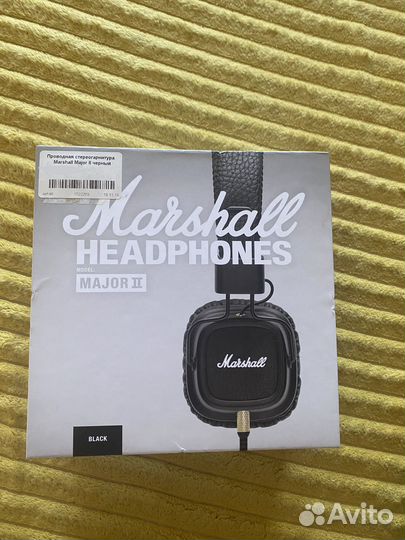 Наушники marshall major 2 оригинал