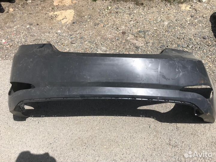 Бампер задний на хендай солярис