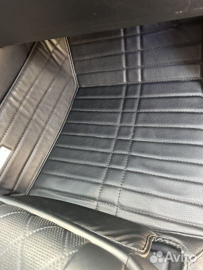 3D коврики из экокожи тойота 200