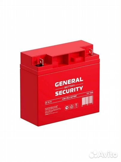 General Security акб 18Ah 12v GS 18-12