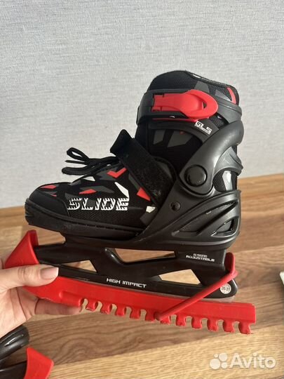 Коньки раздвижные nordway р. 26-31