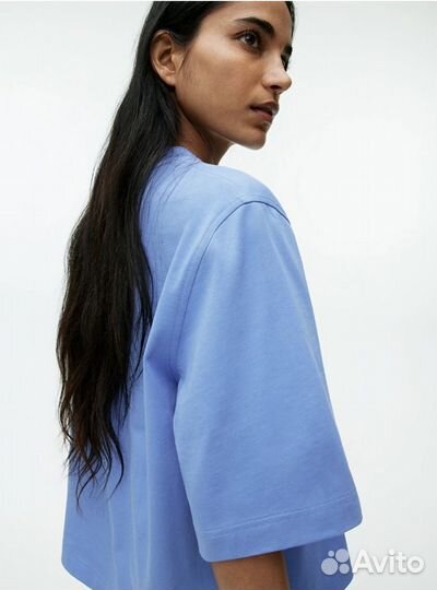 Arket укороченная футболка р. S, M