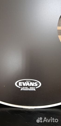 Evans BD20ronx EQ3 onyx Пластик бочка 20''