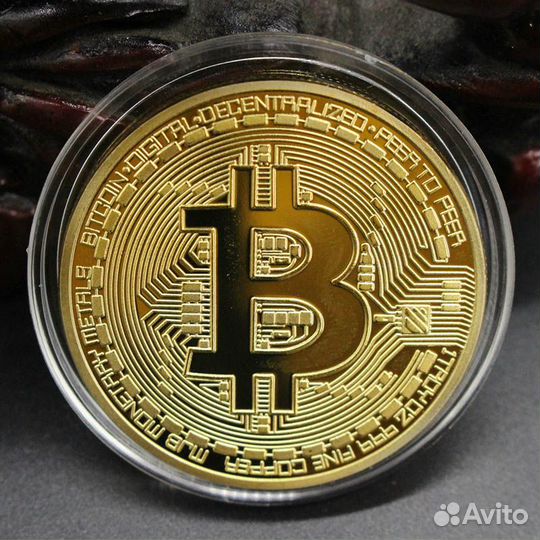 Сувенирная монета Биткоин Bitcoin