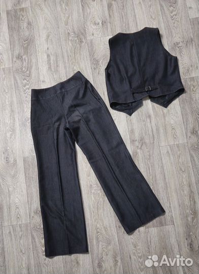 Брючный костюм женский 46 цвет графит