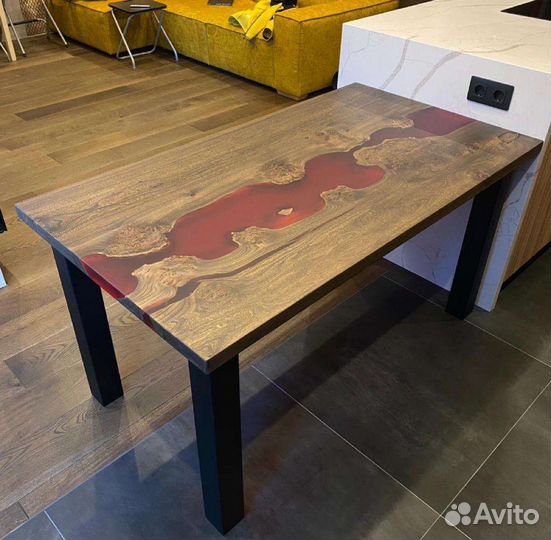 Изделия из эпоксидной смолы и дерева. Слэб. Мебель