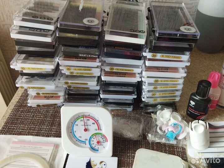 Ресницы для наращивания пучки