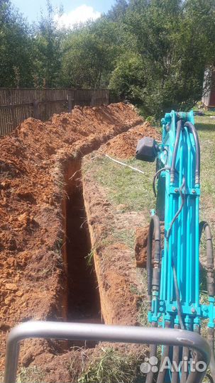 Услуги миниэкскаватора