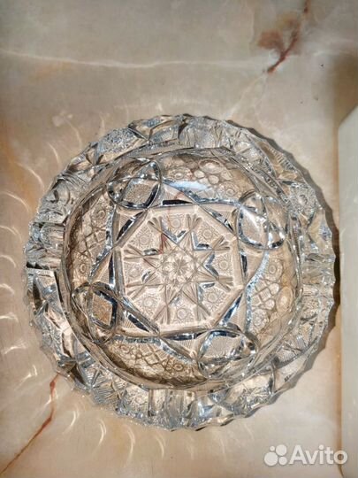 Хрустальная пепельница