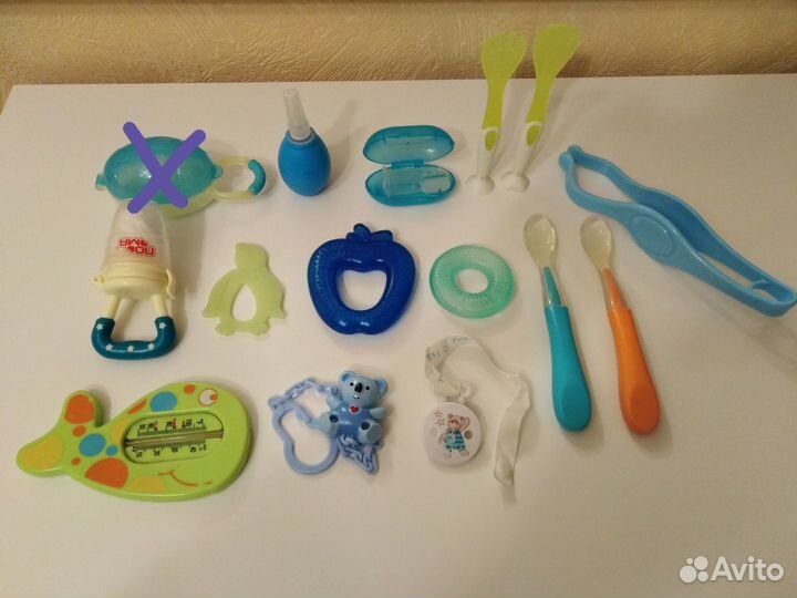 Игрушки, погремушки, прорезыватели, средства гигие