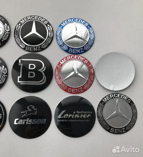 Эмблема в руль на шайбу управления Мерседес ключ
