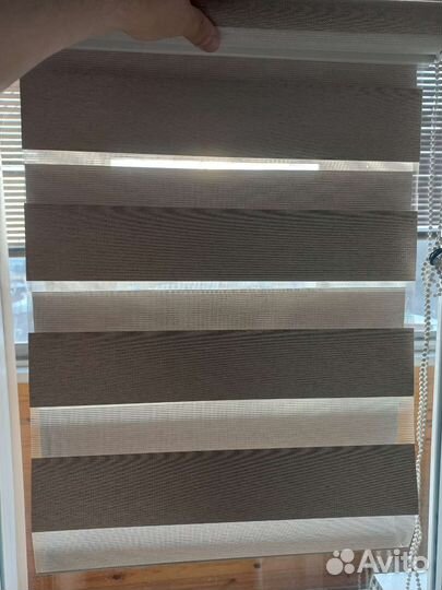 Рулонные шторы день ночь