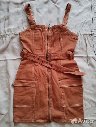 Джинсовый сарафан hm