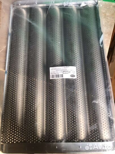 Лист протвень для выпечки багетов unox TG 435серии