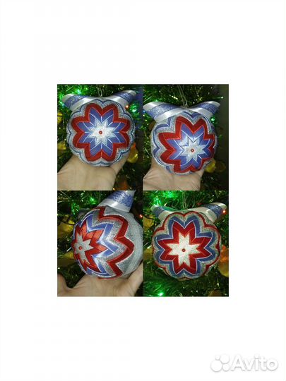 Ёлочная игрушка ручной работы