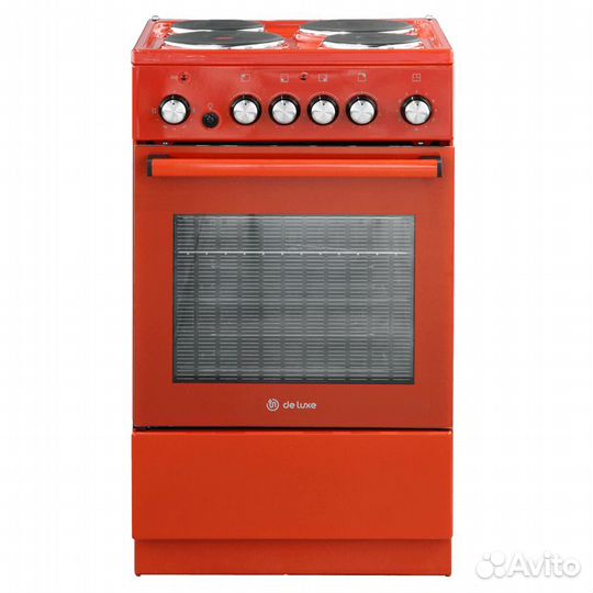 Электрическая плита De Luxe 5004.16э-017 оранжевый